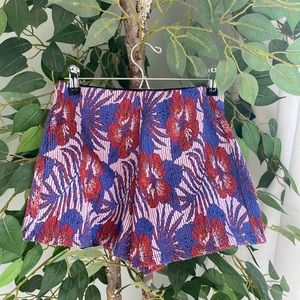 ZARA TRAFALUC Floral Shorts